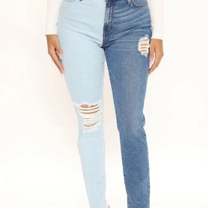 Two tone jeans size 11